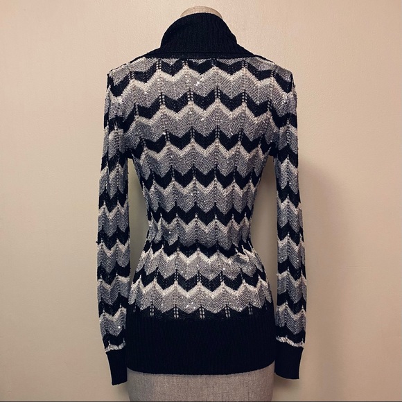 INC Cowl Neck Pointelle Tunic Sweater - Picture 2 of 4